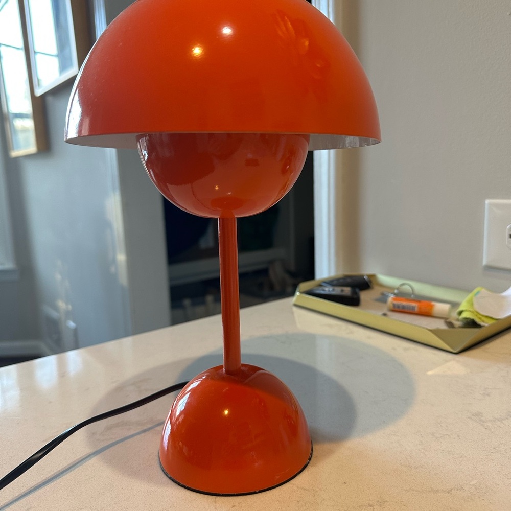 Modern Orange Table Lamp